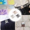 CHGCRAFT 6 Sets Metal Belt Buckle Clasps Rectangular Metal Clasp