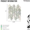 Tenedos Ming Green Greyish Petal Marble Polished Floor Wall Tile