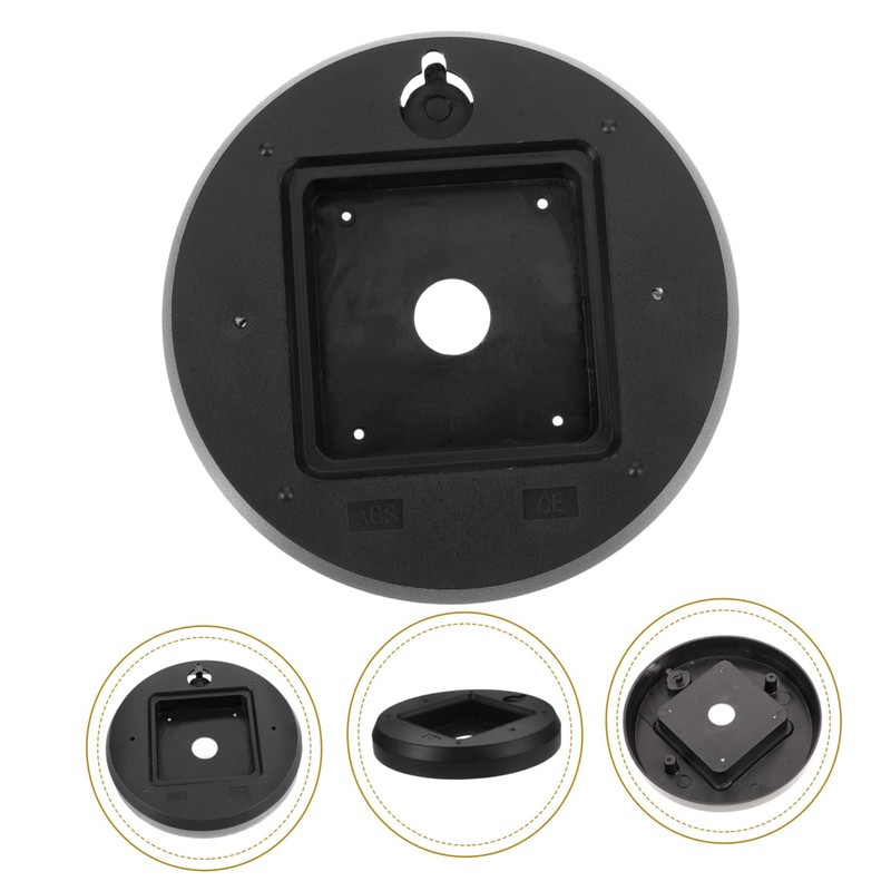 TEHAUX Clock Replacement Back Cover Plastic Accessory for DIY Wall