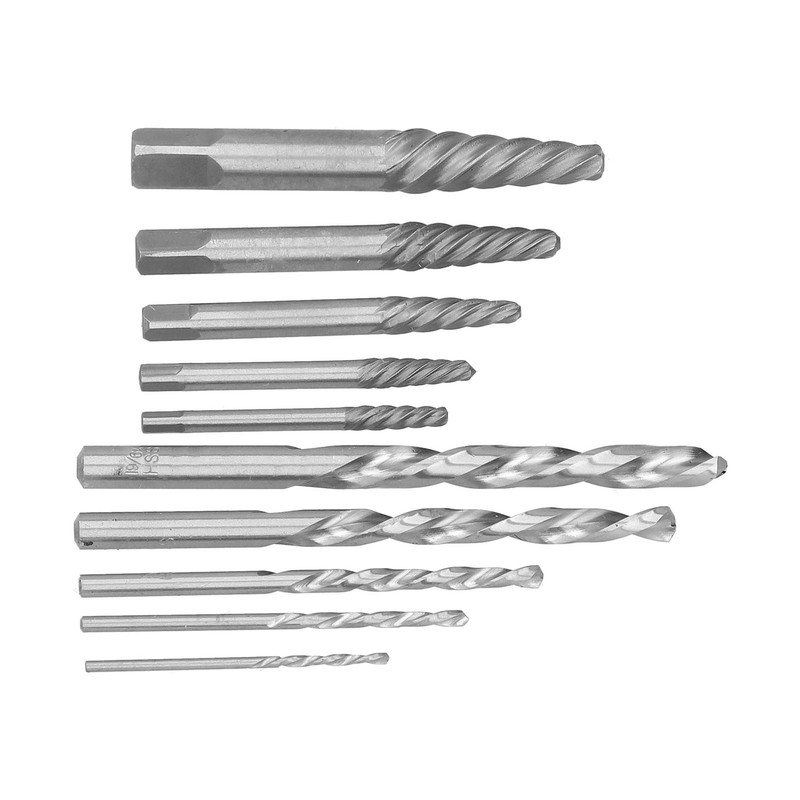 Screw Extractor Drill Bit Set Left Hand Cobalt British System