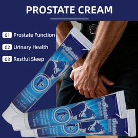 Prostate Support Cream for Men, 3 Pack - Promotes Healthy Urinary Flow, Reduces Frequent Urination, Supports Prostate Comfort & Wellness