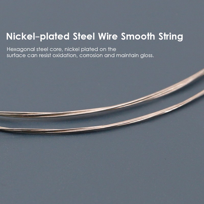 6 PCS Guitar Strings Acoustic Guitar Strings Steel Core Rust