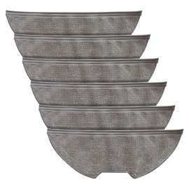 SaferCCTV Microfiber Mop Pads Replacment Mop Cloth Compatible with Eureka E10S, M9, Obode A8 A8 Plus Robot Vacuum Cleaner Sweeper Accessories, 6Pack