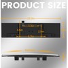 HmmtyRack Rear View Mirror, Chrome Coat Anti-glare Panoramic Wide Angle