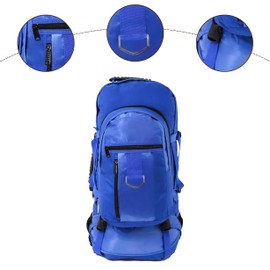 Sterling Sports Extra Large Hiking Camping 80L+20L Detachable Small Backpack - Quick Dry Rucksack for School, Hiking or Camping Accessories Travel Gifts For Women & Men (Blue)