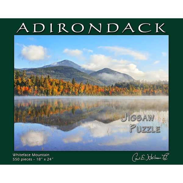 Adirondack Jigsaw Puzzle, Whiteface Mountain, 550 Piece Puzzle for Adults, Ages 13 and up