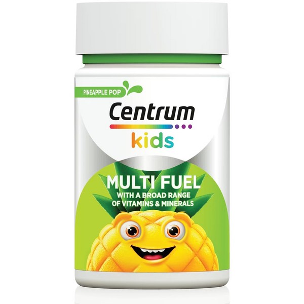 Centrum Kids Multi Fuel Chewable Tablets 50 - Pineapple - Expiry 07/24