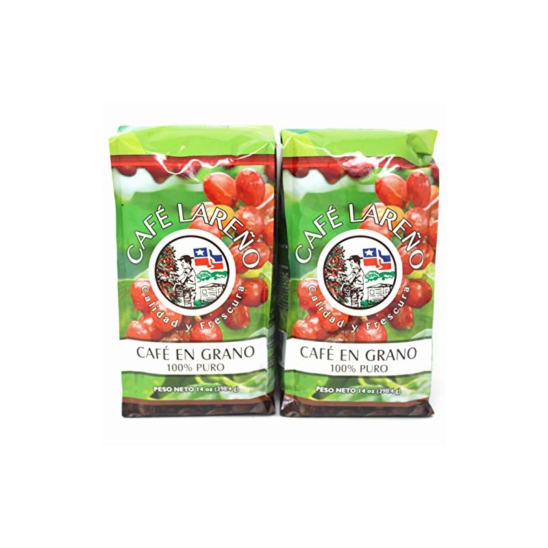 Cafe Lareno Roasted Coffee Beans - 14 ounces (2 pack)