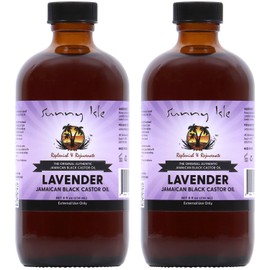Sunny Isle Lavender Jamaican Black Castor Oil 8oz (Pack of 2)