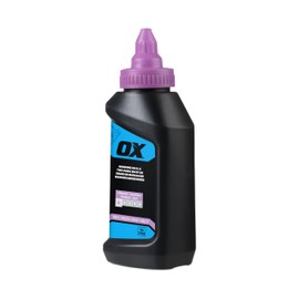 OX Pro 226g/8oz Standard Violet Marking Chalk - Permanence 1, Ideal for Temporary Marking on Multiple Surfaces, General Construction Chalk Line Refills for Chalk Reels