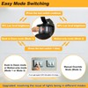 20" Black Motion Sensor Outdoor Light, Large Dusk to Dawn