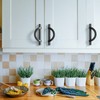 Amerdeco 10 Pack Matte Black Cabinet Pulls 3.75 Inch(96MM) Hole