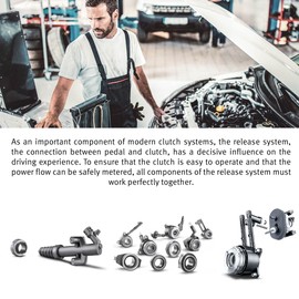Schaeffler LuK CRS012 Pre-Filled Clutch Hydraulic Assembly, Clutch Release Replacement Parts, Clutch Hydraulics, OEM Clutch Replacement Parts