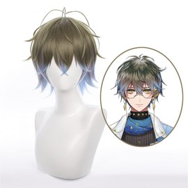 Sizuuenn VTuber Ike Eveland Wig, Cosplay, Heat Resistant Wig, High Temperature Hair Yarn, Cosplay Wig, Dedicated Network, For Events, School Festivals, Cultural Festivals, Photography, Disguise
