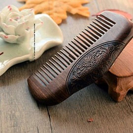 Pocket Comb Sandalwood Super Narrow Dent Wood Combs Static Lice Beard Comb Hairstyle Sandalwood Comb