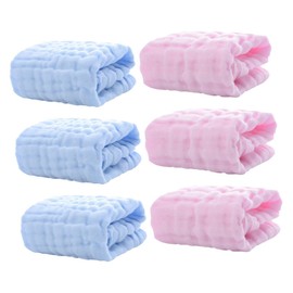 BESPORTBLE 6Pcs Burp Cloths Washcloths for Highly Absorbent Saliva Towels for Keeping Boy Girl Clean Dry Must Haves