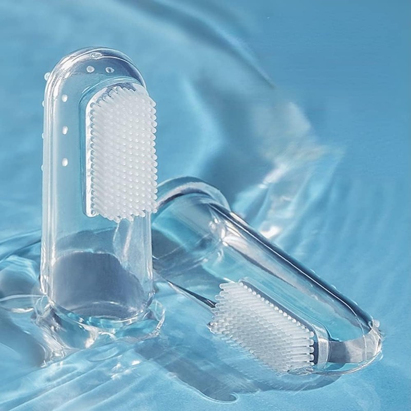 ペット 犬 歯ブラシ 指サック 猫 透明ペット用歯ブラシ 指歯ブラシ シリコン 犬用歯ブラシ 口腔ケア