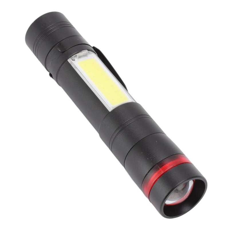LED Flashlight Multifunction Highlight Telescopic Zoom Rechargeable Waterproof Mini Flashlight