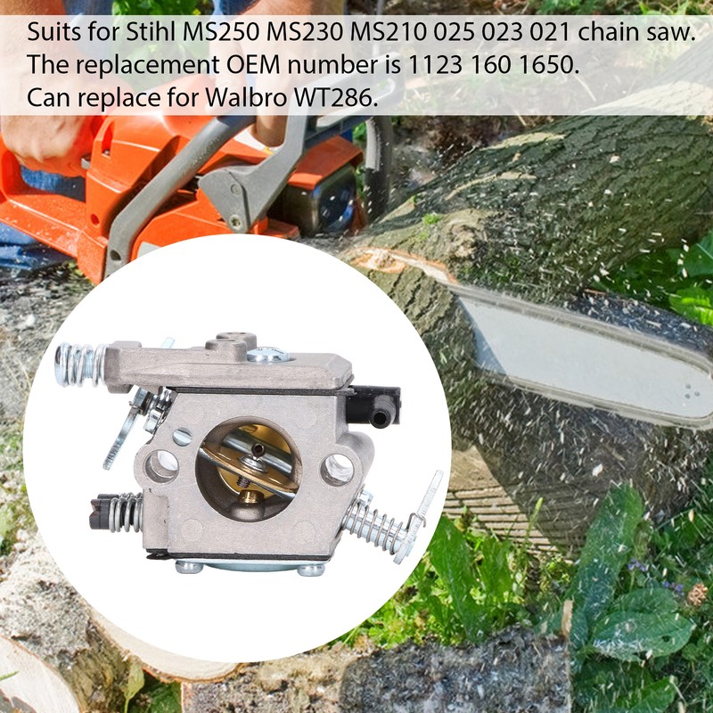 Chain Saw Ignition Coil Carburetor Set Chainsaw Carb Kit Filter