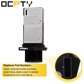 OCPTY Mass Air Flow Sensor 22680-CA000 Meter FITS FOR 2003-2008 for Infiniti G35 3.5L,2008-2013 for Infiniti G37 3.7L,2006-2010 for Infiniti M35 3.5L,2011-2013 for Infiniti M37 3.7L