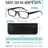 Kanayu 12 Pack Reading Glasses Bulk with Spring Hinge for