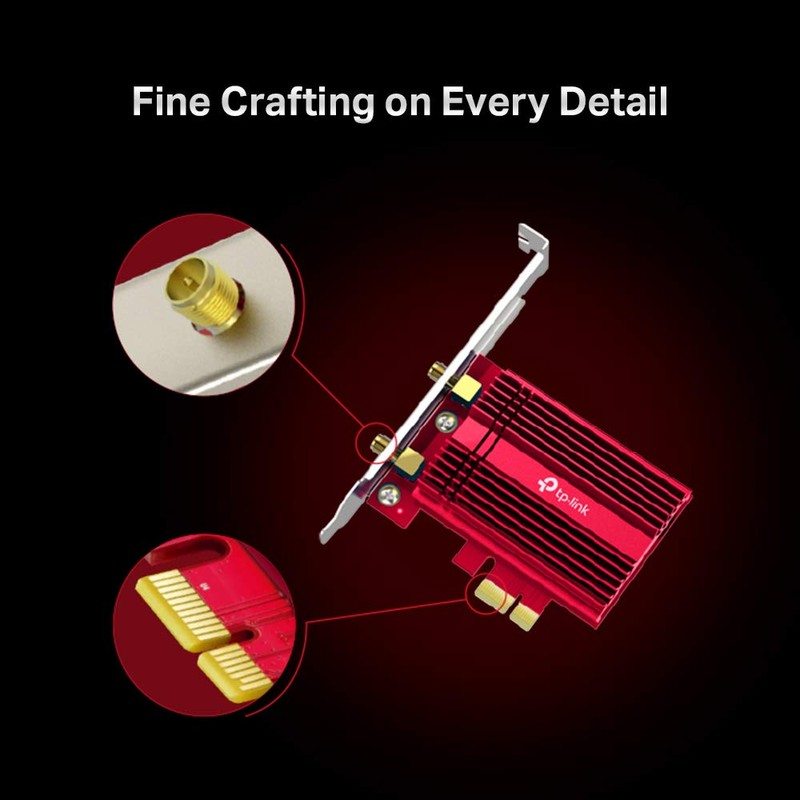 TP-LINK AX3000 Wi-Fi 6 Bluetooth 5.2 PCI Express Adapter with