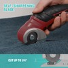 VLOXO Cordless Electric Scissors, Electric Box Cutter 4V Power Rotary