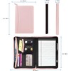 Gorbado Small Portfolio Organizer, A5 Zippered Business Portfolio, Junior Padfolio