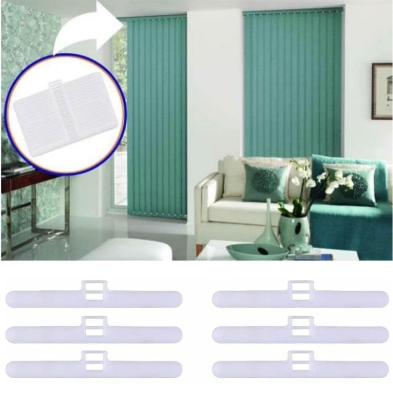 Fabselection 89mmVertical Blind Top Hangers,Retainer Holder Vertical Blind Repair Kit