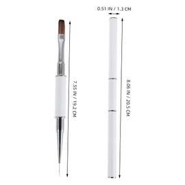 Baluue 3pcs Dual Ended Nail Art Pen Precision Contour Dotting Tool for Professional Salon Use and DIY Manicure Applications