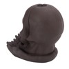 Backflow Incense Burner Purple Sands LED Light Skull Head Design