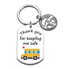School Bus Driver Appreciation Keychain Gifts Back to School Gifts from Students Thanksgiving Day Gift for Women Men Thank You Gifts for Bus Driver Retirement Keychains Present for Him Her
