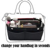 LEXSION Felt Purse Organizer Insert Bag organizer Multi Pocket Bag