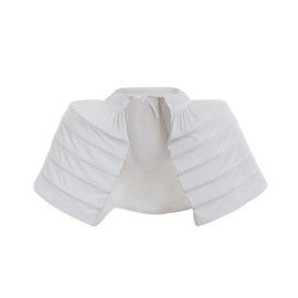 DUNHAO COS Women's White Crinoline Pannier Underskirt Dress (Double)