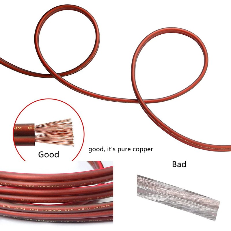 Stroagymoon XLR Speaker Cable, Speaker Bare Wire to XLR Plug