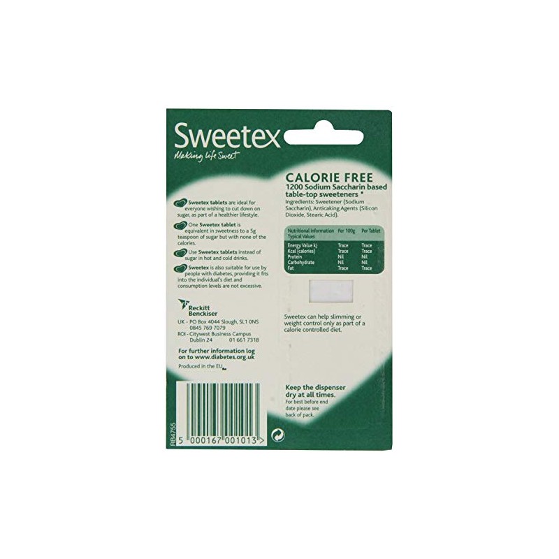 Three Packs of Sweetex Tablet Dispenser 1200 Tablets by Sweetex