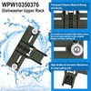 Upgraded W10350376 Dishwasher Upper Rack Adjuster & W10195372 W10195373 Dishrack