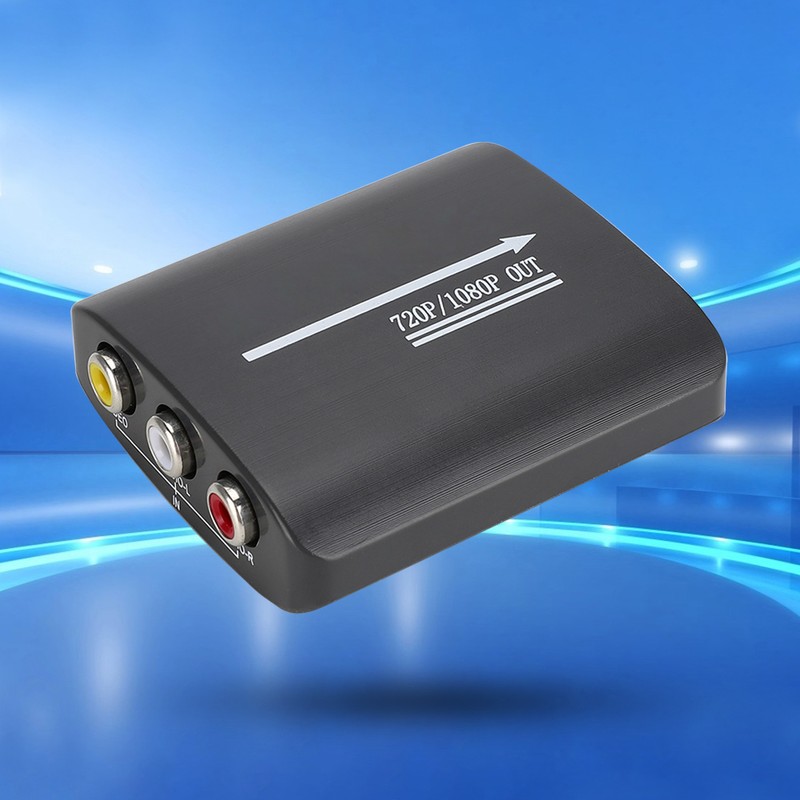 Mini AV CVBS RCA to HDMI Video Audio Converter Adapter