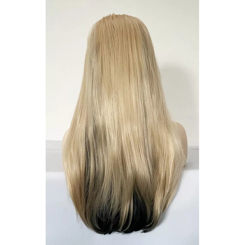 DDSCOSMETICS Peluca Degradado De Negro A Rubio Lacio Lacefront