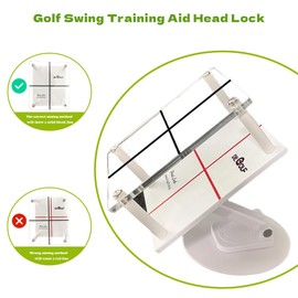 Dr.Golf Swing Training aid Head Lock, PGA Recommended for Beginning or Professional Golfer
