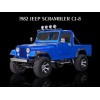 1982 Jeep Scrambler CJ-8 in Blue Metal Sign: 9x12" & Free Shipping