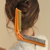 Milageto Folding Hair Comb,Portable Travel Folding Comb Brush,Small Compact Foldable