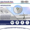Windscreen4less 12' x 14' Sun Shade Sail Straight Edge Sun