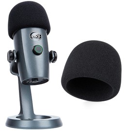 YOUSHARES Yeti Nano Microphone Foam Windscreen - Mic Wind Cover Pop Filter Foam Cover, Professional Customized for Blue Yeti Nano
