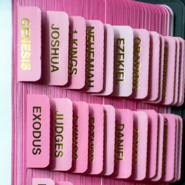 Aburbe Bible Tabs, Bible Journaling Supplies, 75 Tabs 1.38'' Large