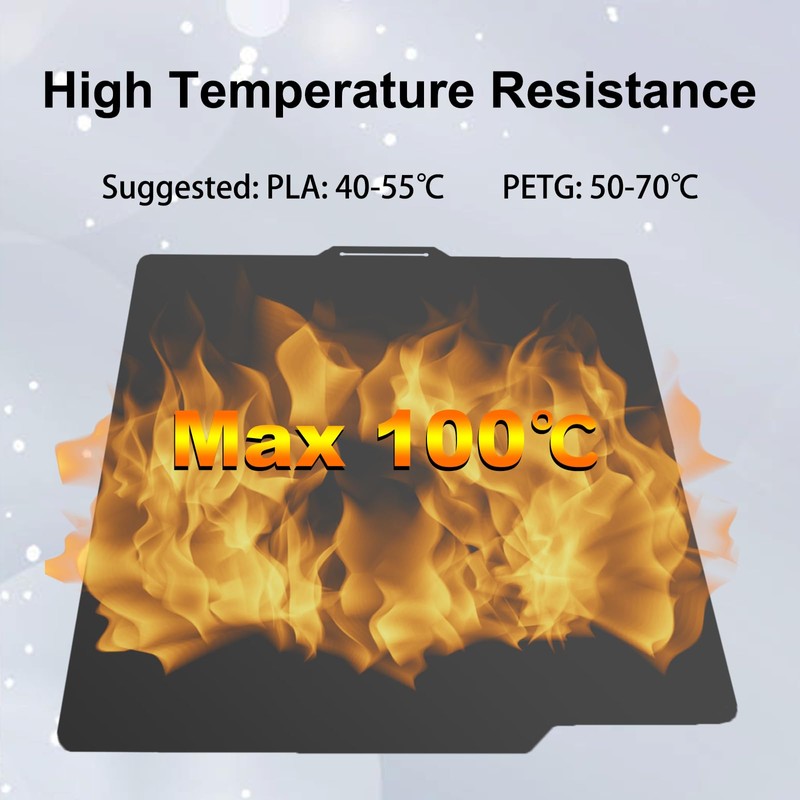 Smooth PEI+Smooth PEI Plate Bambulabs X1/P1/P2/X2/A1 Plates 257x257mm