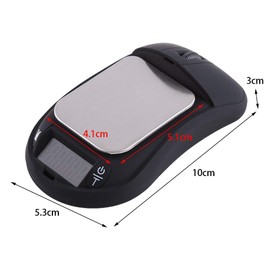 Electronic Mouse Scale,gold waage gramm 0,001 g eweller scale Jeweller Scale Portable Mini Digital Pocket Scale 5 Adjustable Units Shape High Precision Jewelry Gold Scales Food Gram Small Milligram,j