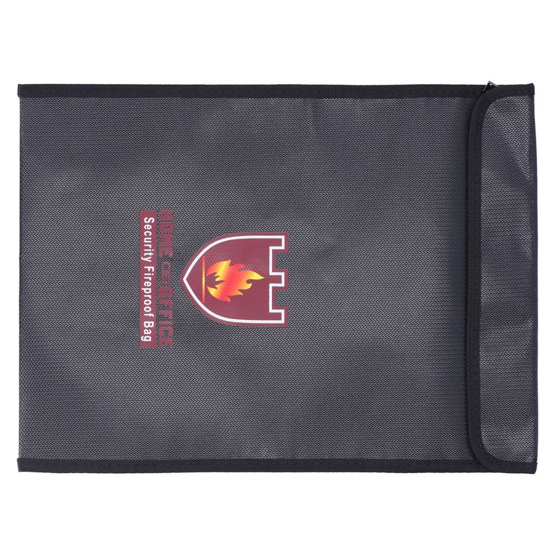 Fireproof Waterproof Bag Multi Function Money Document Jewelry Valuables Pouch