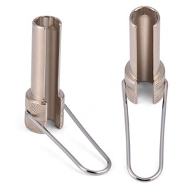 Beufee 2Pcs CATV Security Shield, 58mm CATV Security Shield F Connector Remove Tool for RG6 RG59 RG11 Coaxial Cable