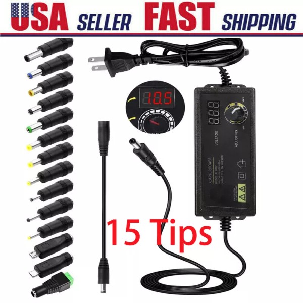 Unbranded 60W Power Supply DC 3V~24V Adjustable Variable Universal Switching